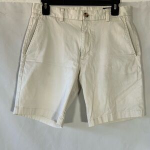 VINEYARD VINES OFF WHITE STRETCH BREAKER BEACH CHINOS SHORTS MENS 30